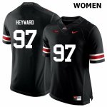 NCAA Ohio State Buckeyes Women's #97 Cameron Heyward Black Nike Football College Jersey TVK0745ID